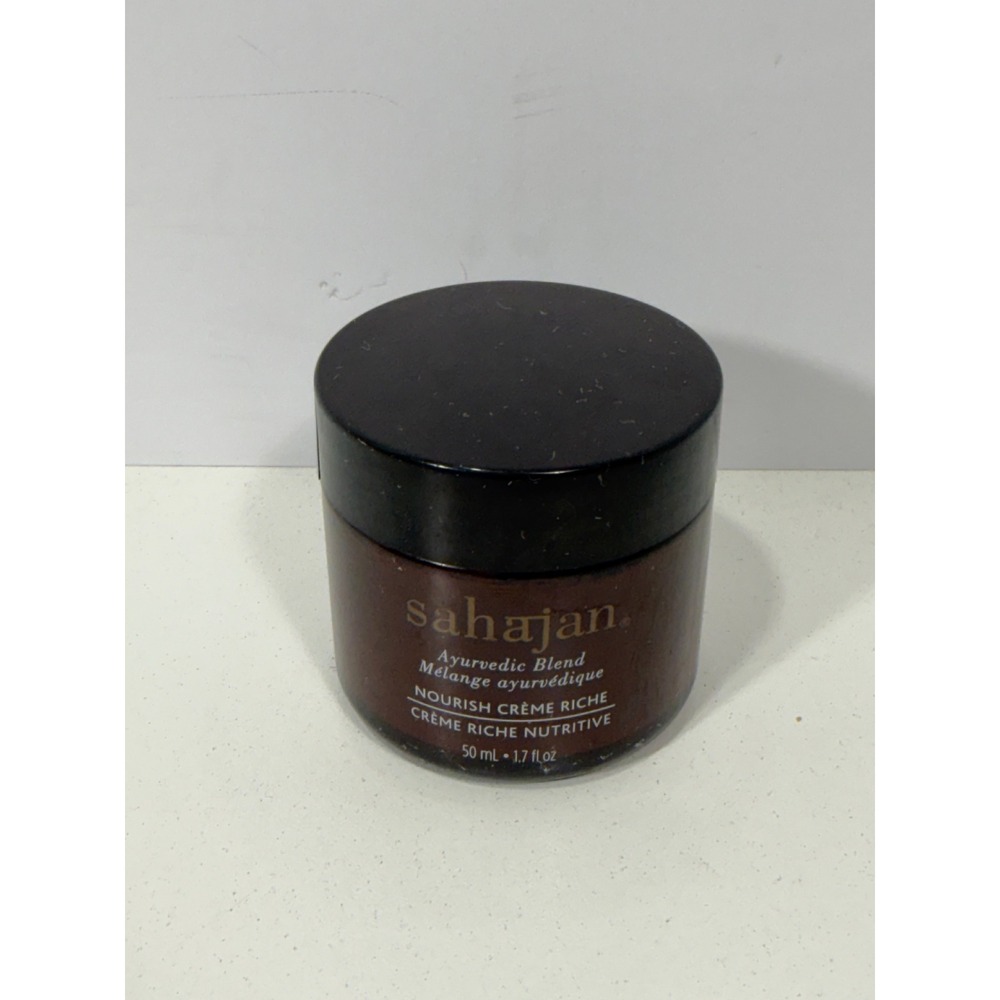 Sahajan Nourish Creme Riche Ayurvedic Blend Face Cream 50ml 1.7oz Exp 06/2027